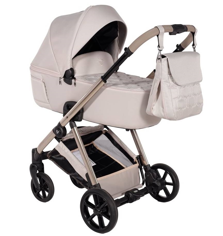gondola w wózku junama ellegante- kolor 02 beige -funkcje