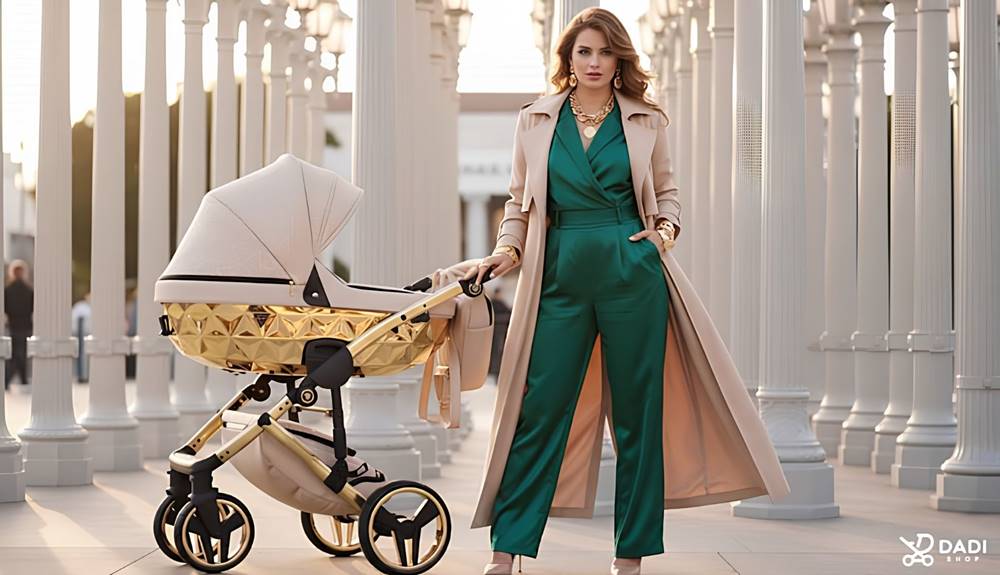 Junama Heart Diamond Beige Pram - 3w1