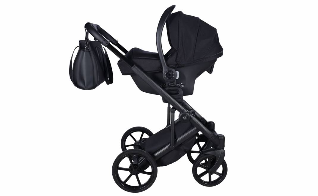 Wózek Junama 3w1 z fotelikiem Avionaut Cosmo i-Size 0–13 kg wpięty na ramę wózka