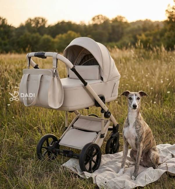 Junama Ellegante Termo beżowy – wózek dziecięcy 3w1 w stylu slow life