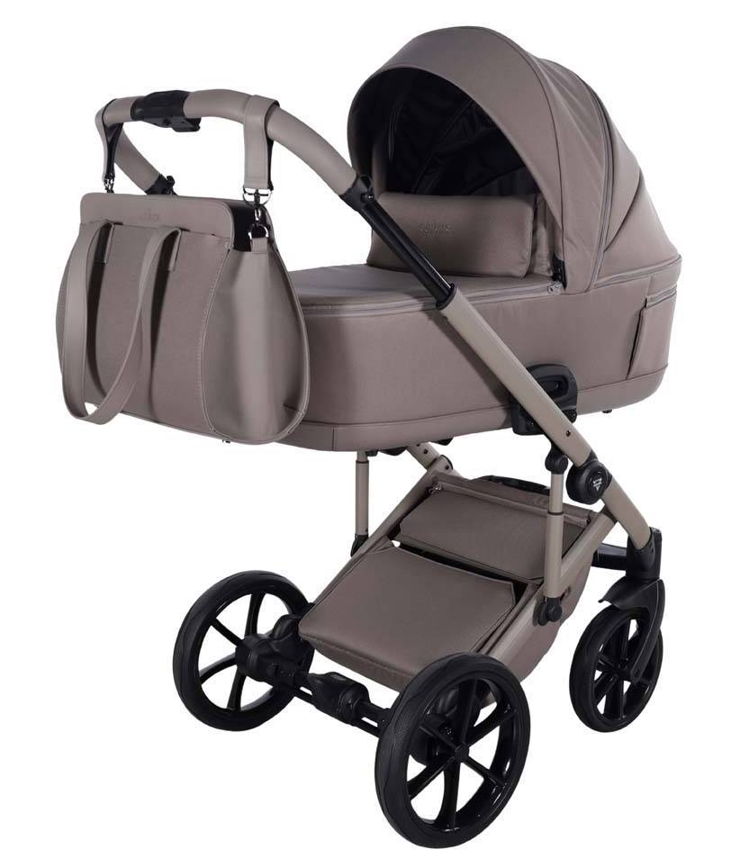 Wózek Junama 4w1 cappuccino 03 dziecięcy premium