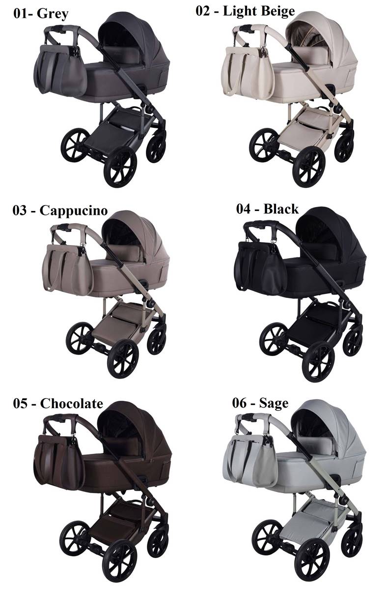 Kolorystyka wózka dziecięcego Junama Ellegante Termo dostępne on-line w dadi-shop