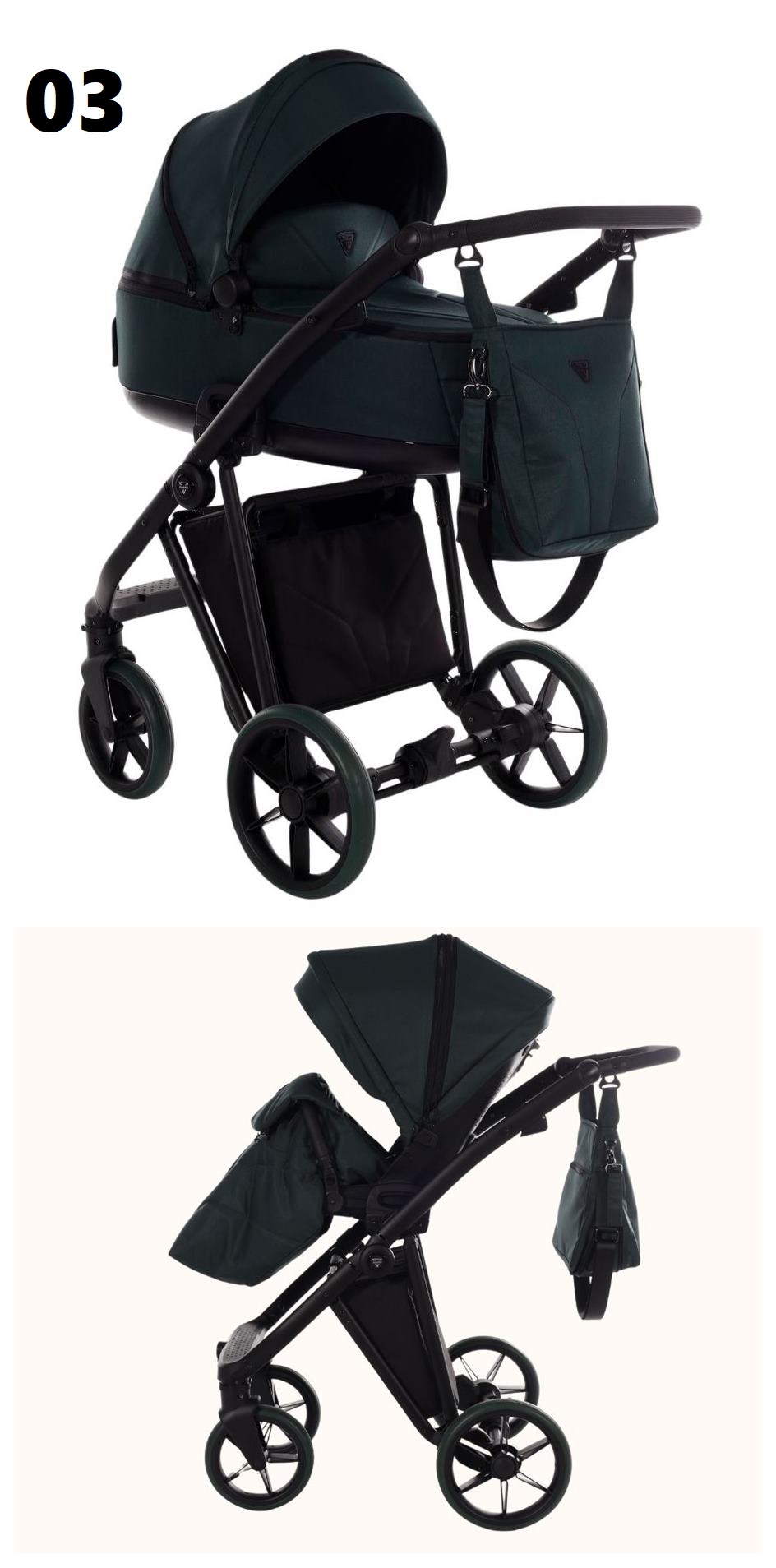 zestaw 2w1 Junama Smart wózek wielofunkcyjny kolor 03 baby pram 2 in 1