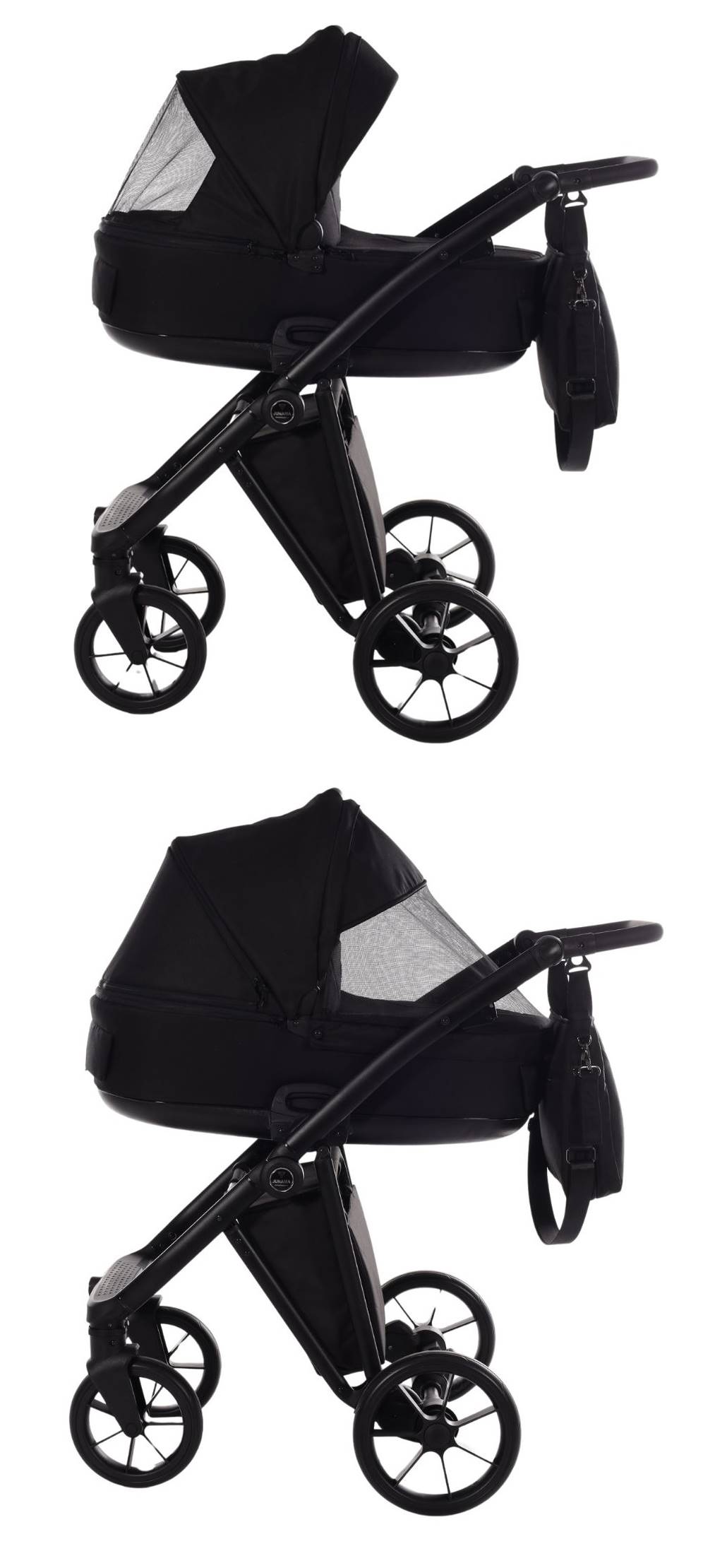 wentylacja w gondoli wózka junama smart 04 moskitiera black baby pram