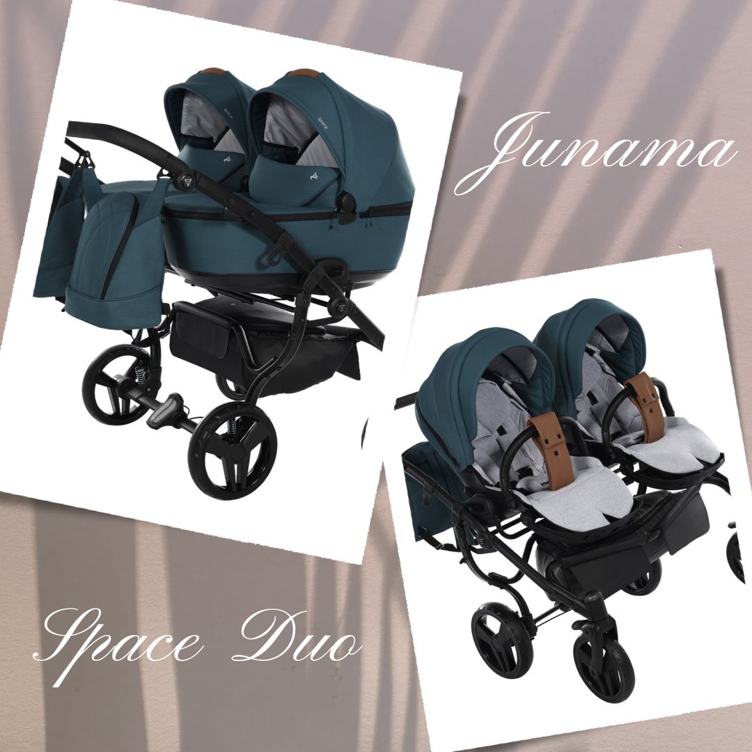 junama space duo wózek bliźniaczy 3w1 twin pram 05