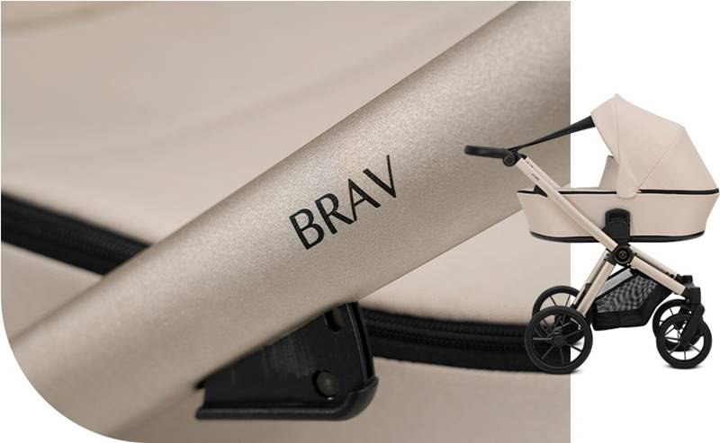 Detal ramy Kunert Brav 3w1 – wysokiej jakości aluminiowa konstrukcja