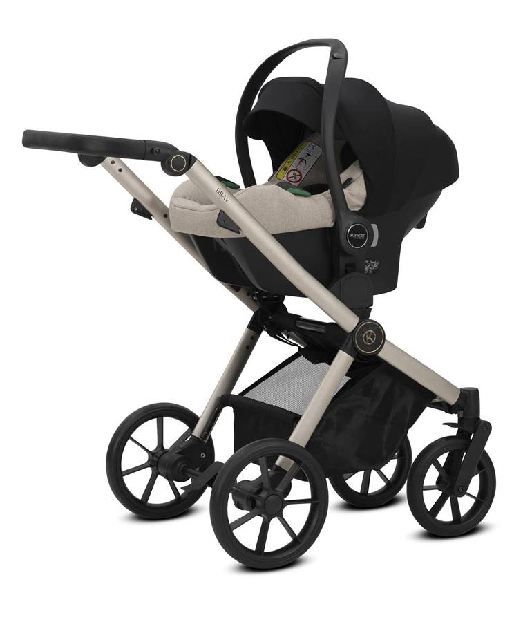 Kunert Brav wózek 3w1 z wpiętym w stelaż fotelikiem samochodowym Avionaut Cosmo i-Size