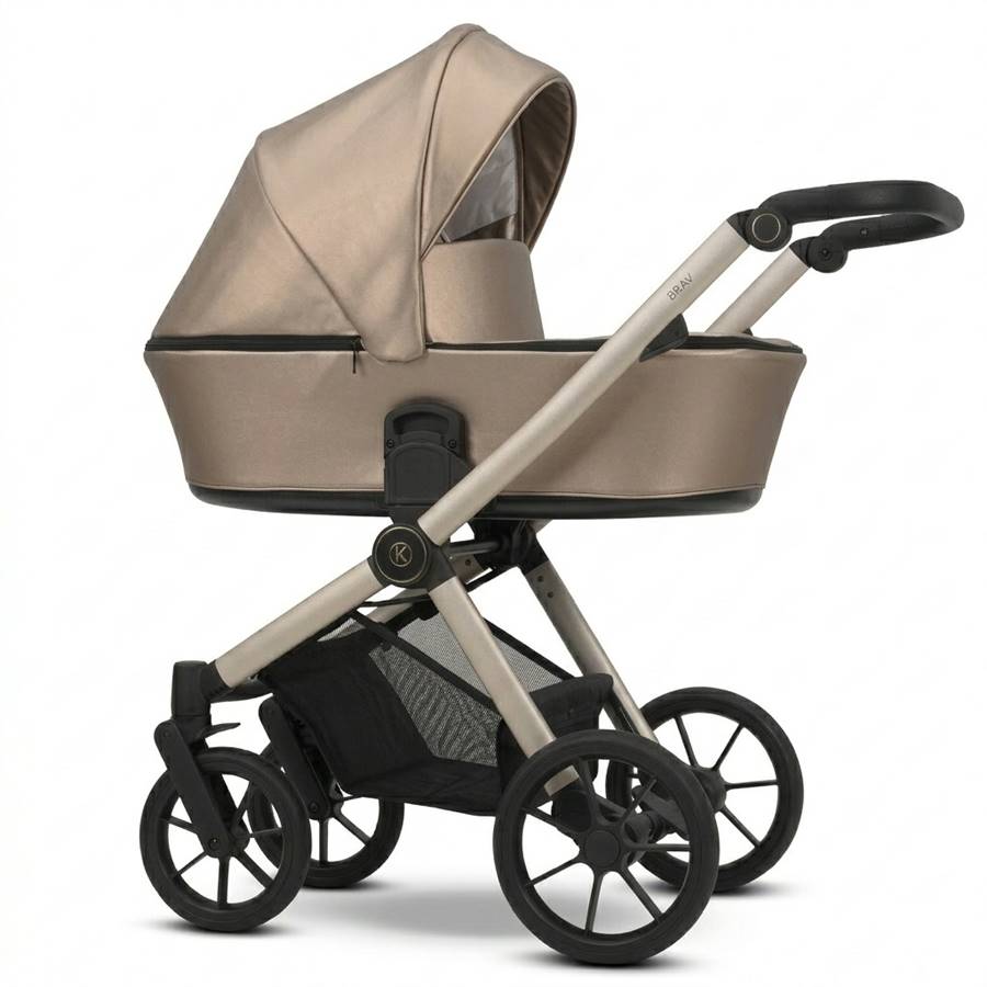 Wózek 3w1 Kunert Brav w kolorze beżowy - 13 cappucino eco