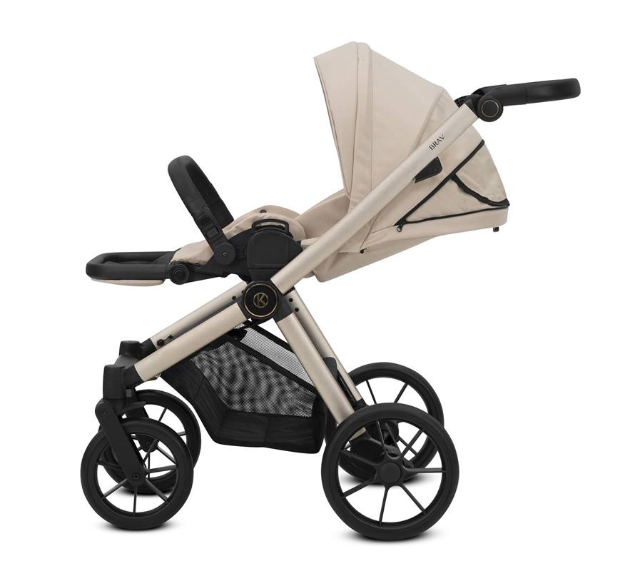 Kunert Brav wózek 3w1 – siedzisko spacerowe w pozycji leżącej