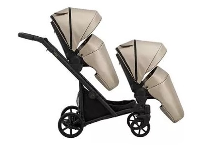 Spacerówki w wózku bliźniaczym 3w1 - Kunert Ivento Duo cappucino 15