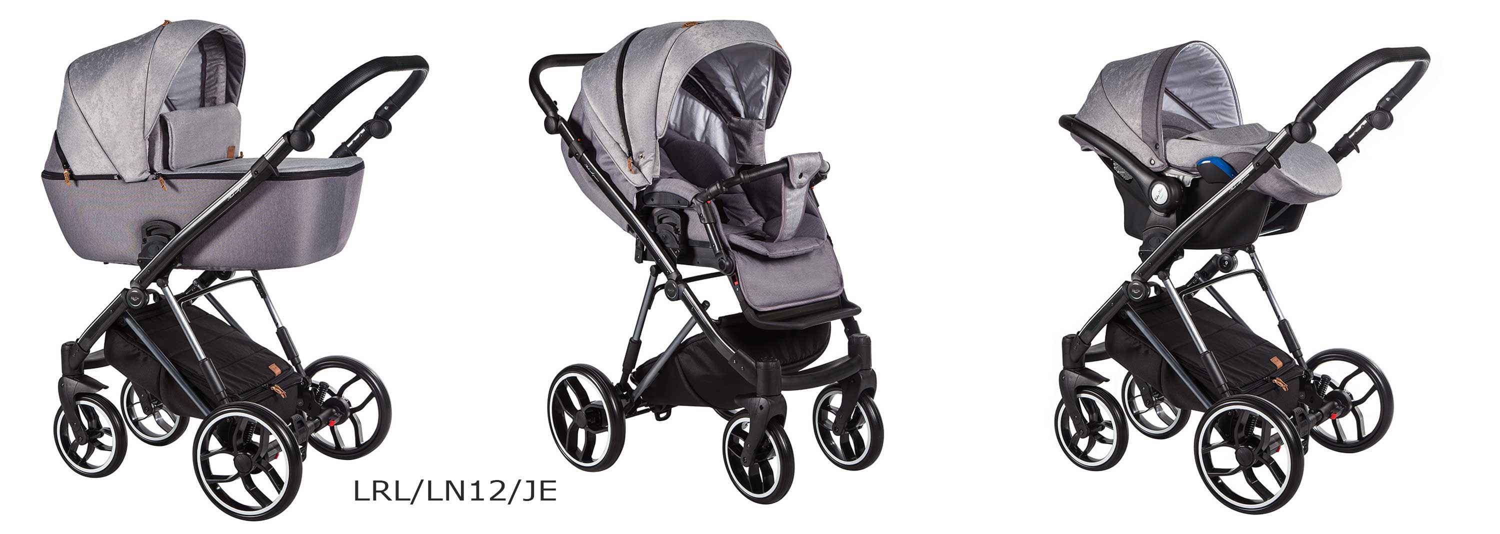 wózek wielofunkcyjny La Rosa Limited Baby Merc szary