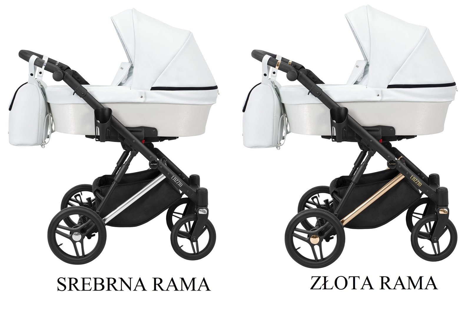 kunert lazzio premium biały wózek wybór ramy