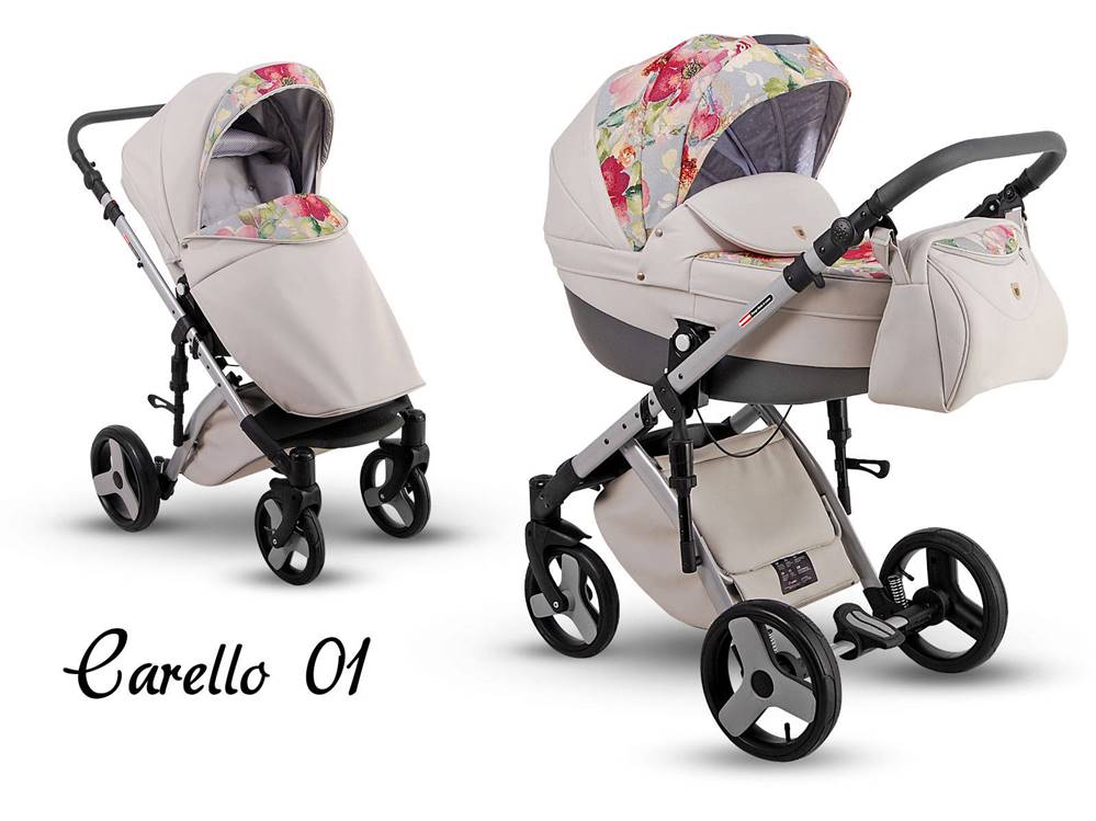 Wózek wielofunkcyjny- Lonex Comfort Carello 01 beżowy 2w1