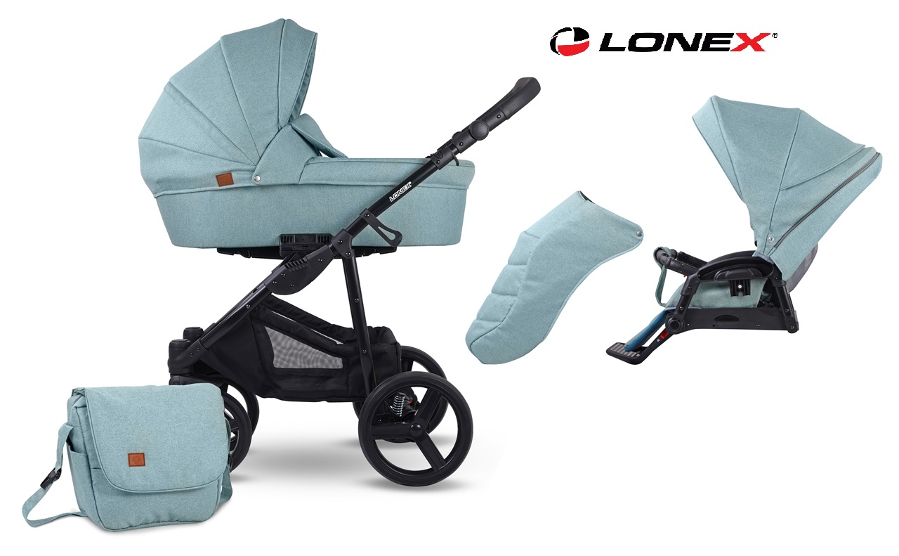 lonex soft wózek dziecięcy 2w1 04