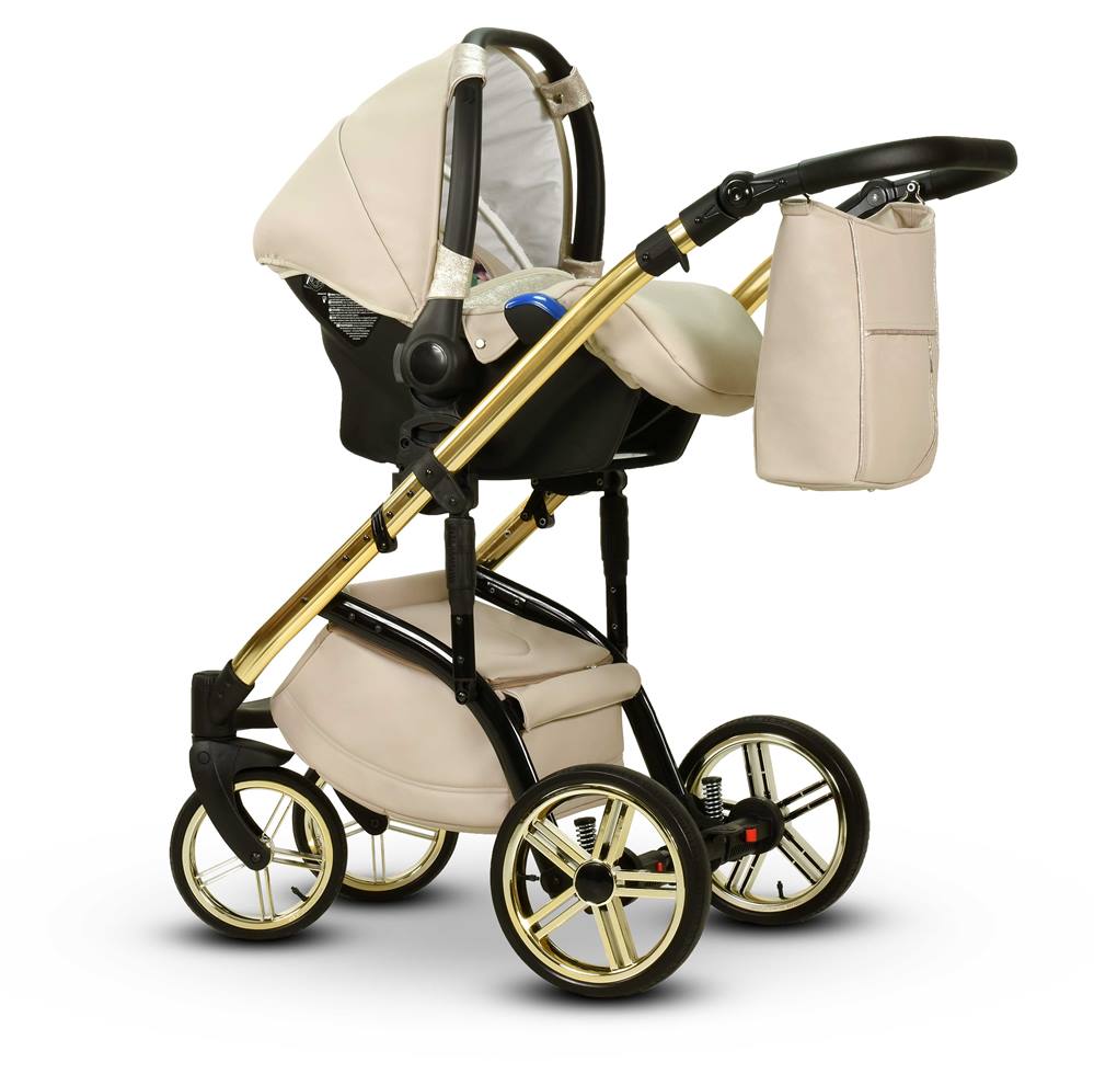 Fotelik samochodowy na stelażu wózka Wiejar Molokai Duo 3w1. Mobilny zestaw podróżny