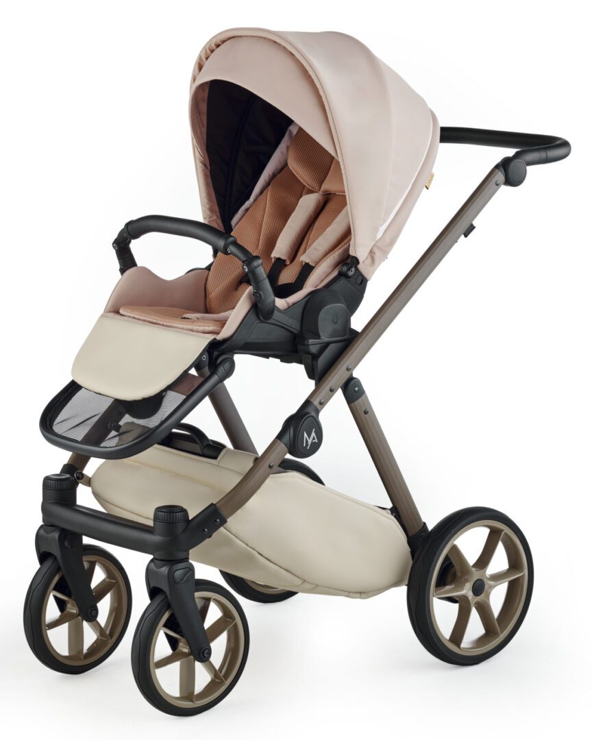 Spacerówka wózek wielofunkcyjny Natoni Abis w kolorze beżowym  – elegancki, funkcjonalny model dostępny w sklepie Dadi-Shop.