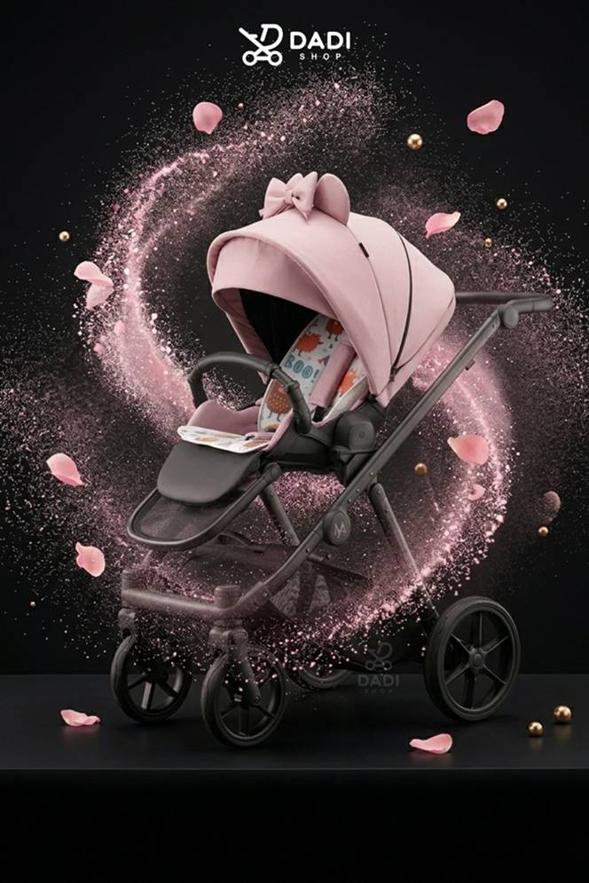 ózek spacerowy Natoni Joy New Coral Blush – pudrowy róż dla dziewczynki lekki i piękny.dadi-shop