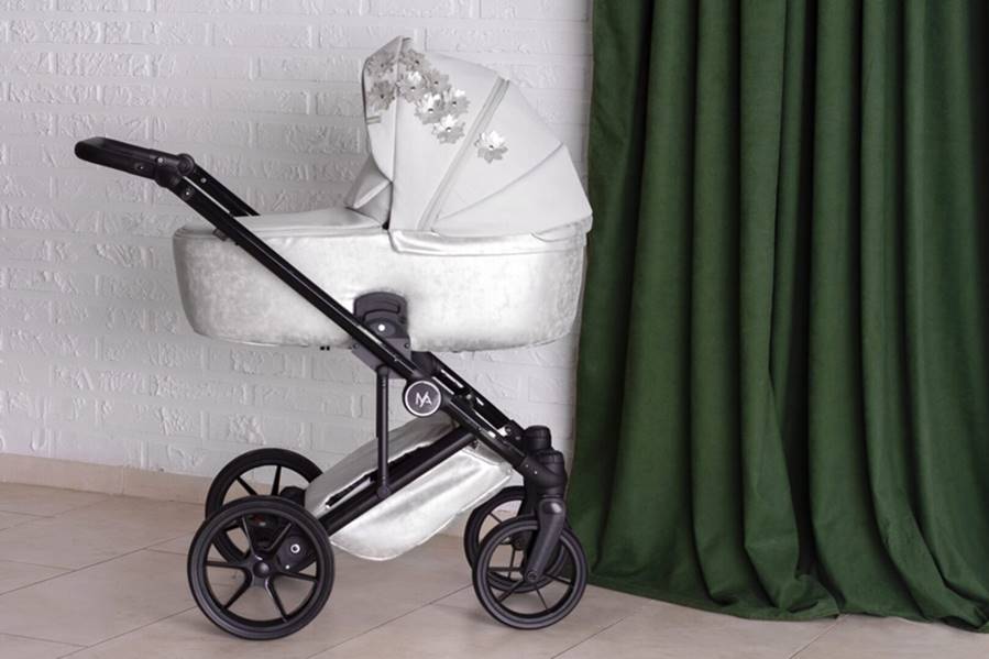 prezentacja odelu wózek 3w1 natoni vespa blossom silver - sklep dadi-shop - studio