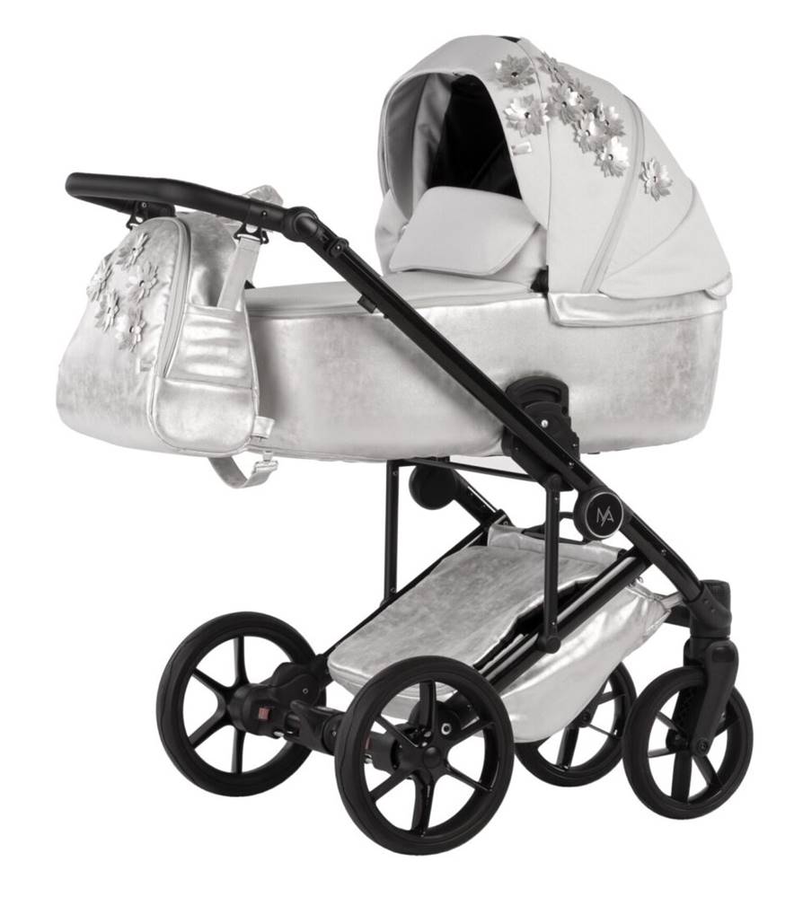 prezentacja modelu wózek 3w1 natoni vespa blossom silver - - gondola - sklep dadi-shop - studio