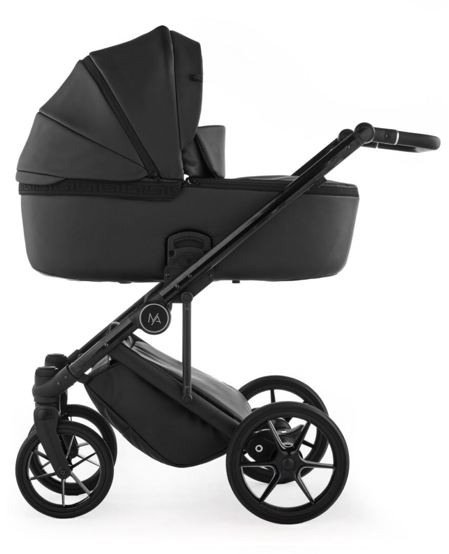 Stylowy wózek dziecięcy 3w1 kolor czarny  natoni baby