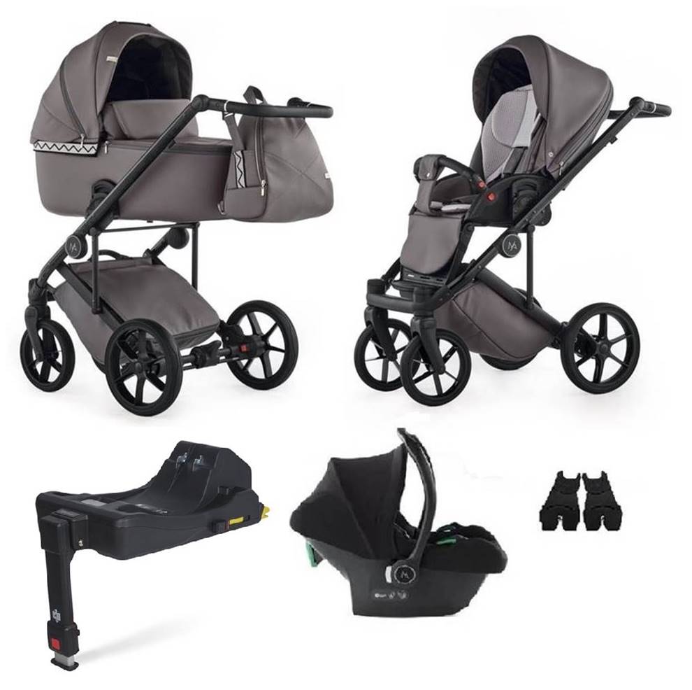 Wielofunkcyjny wózek 4w1 z bazą Isofix Natoni Vespa Eco Ash – elegancki i praktyczny model dostępny w sklepie Dadi Shop