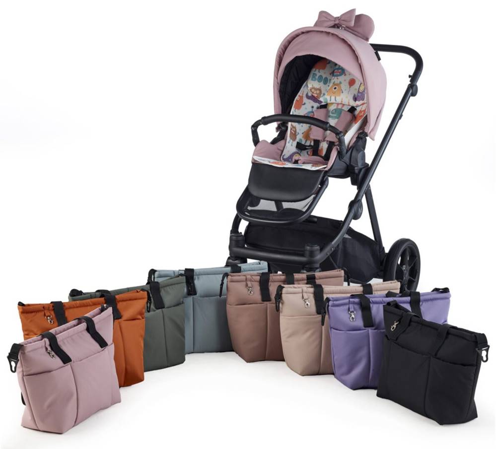 Torba w kolorze wózka spacerowego Natoni Joy New – idealnie dopasowana, w zestawie z wózkiem, dostępna w sklepie Dadi-Shop.