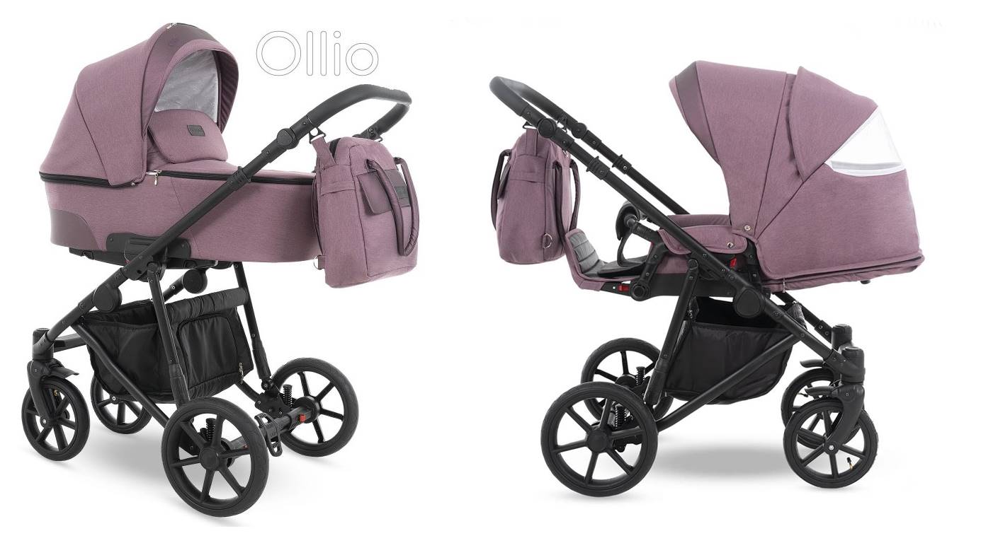 ioletowy wózek dziecięcy 2w1 Camarelo Ollio – lekki, funkcjonalny i niedrogi model dla nowoczesnych rodziców. Sklep Dadi-Shop.