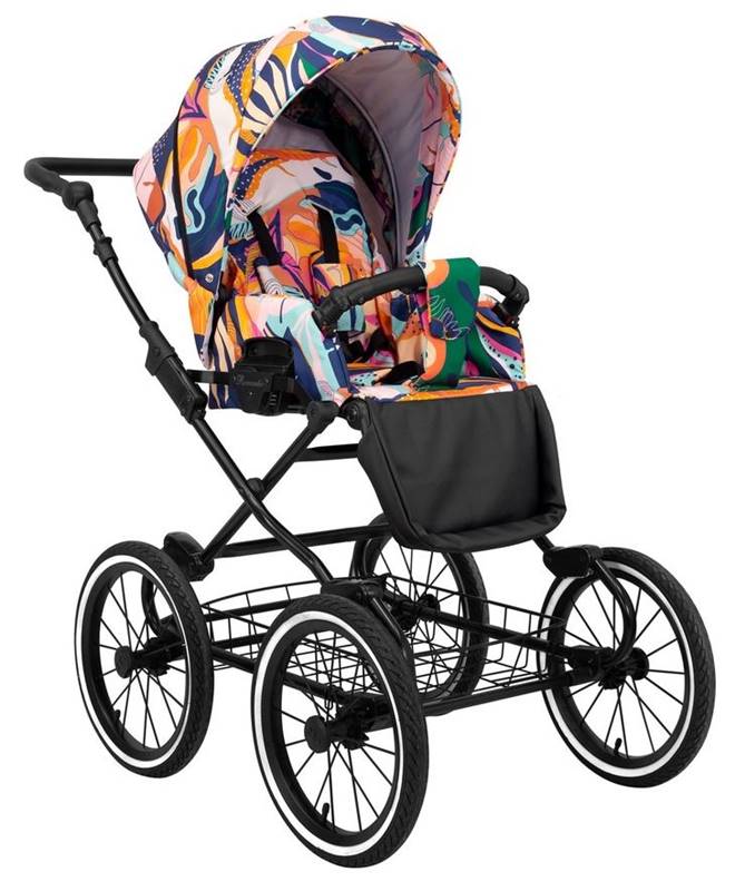 Siedzisko spacerówki w wielofunkcyjnym wózku Kunert Romantic Baby  01 kolorowy