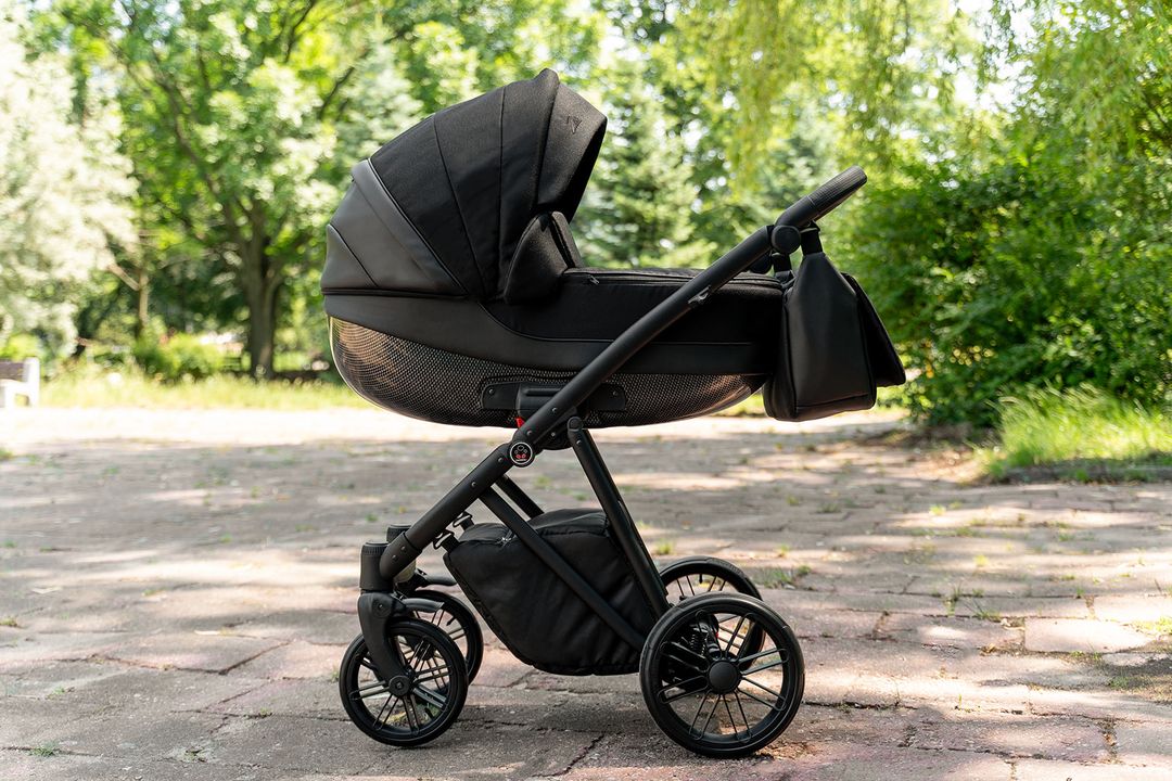 zeo wózek czarny black pram