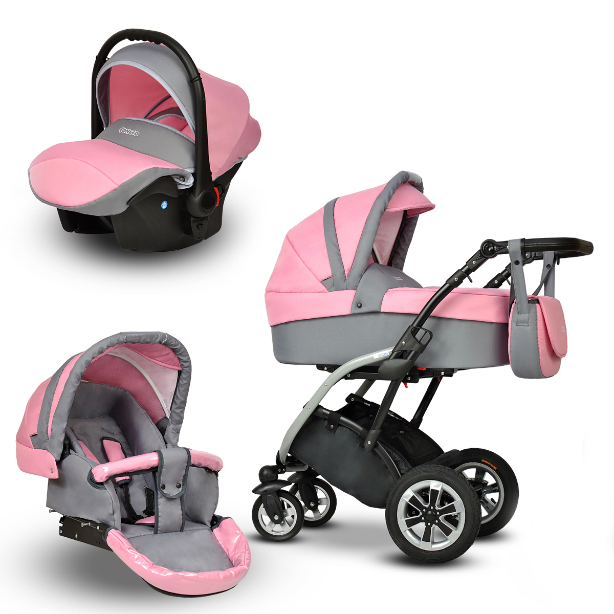 Top - wózek dziecięcy Coneco ELMO 3w1