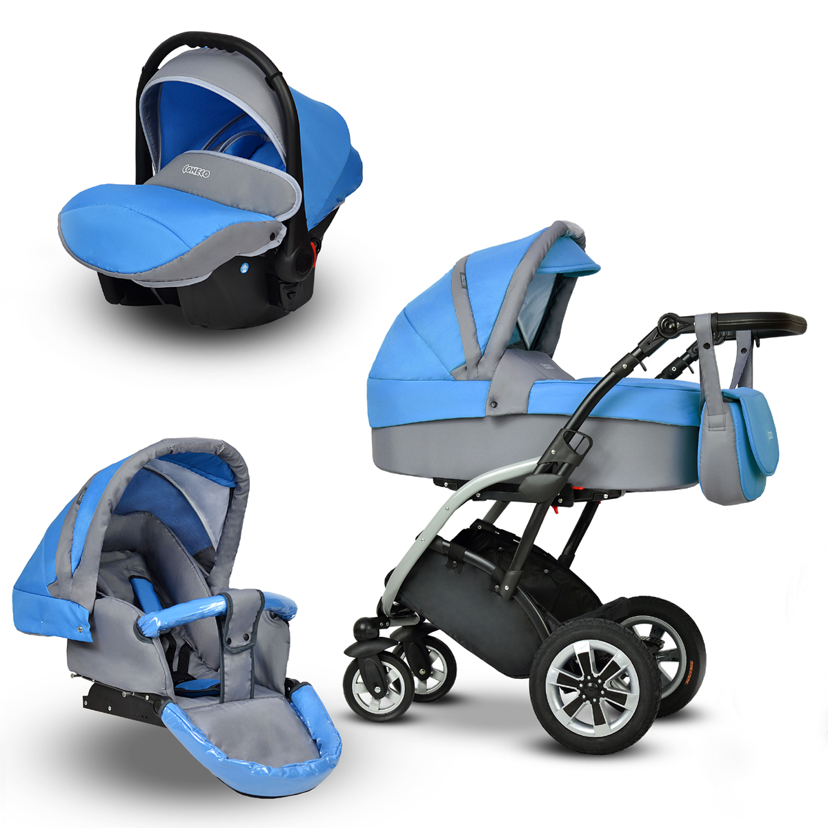 Top - wózek dziecięcy Coneco ELMO 3w1