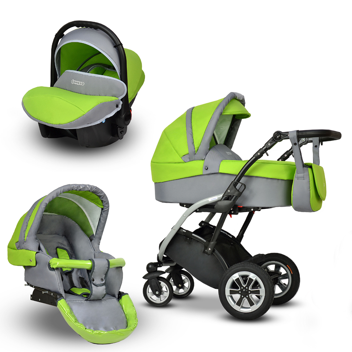Top - wózek dziecięcy Coneco ELMO 3w1