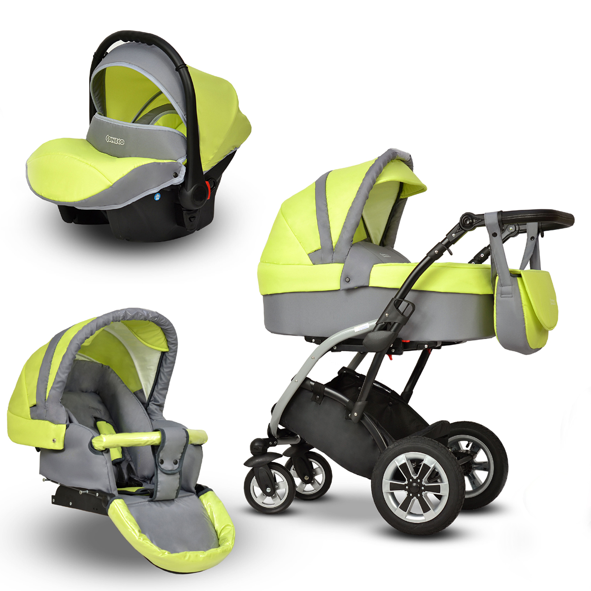 Top - wózek dziecięcy Coneco ELMO 3w1