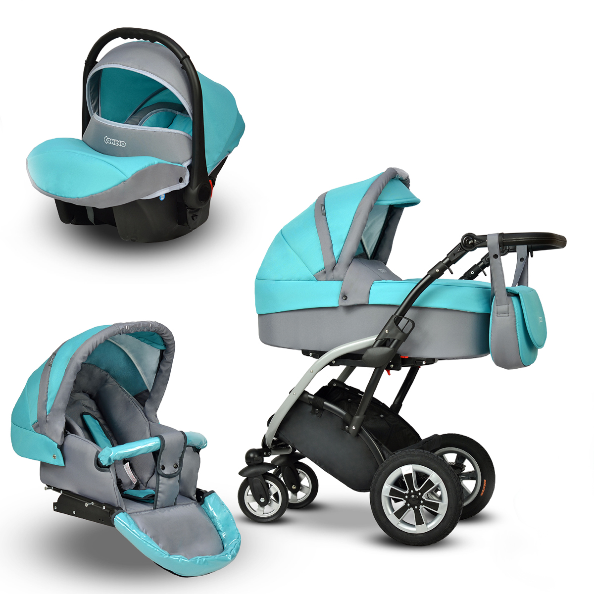 Top - wózek dziecięcy Coneco ELMO 3w1