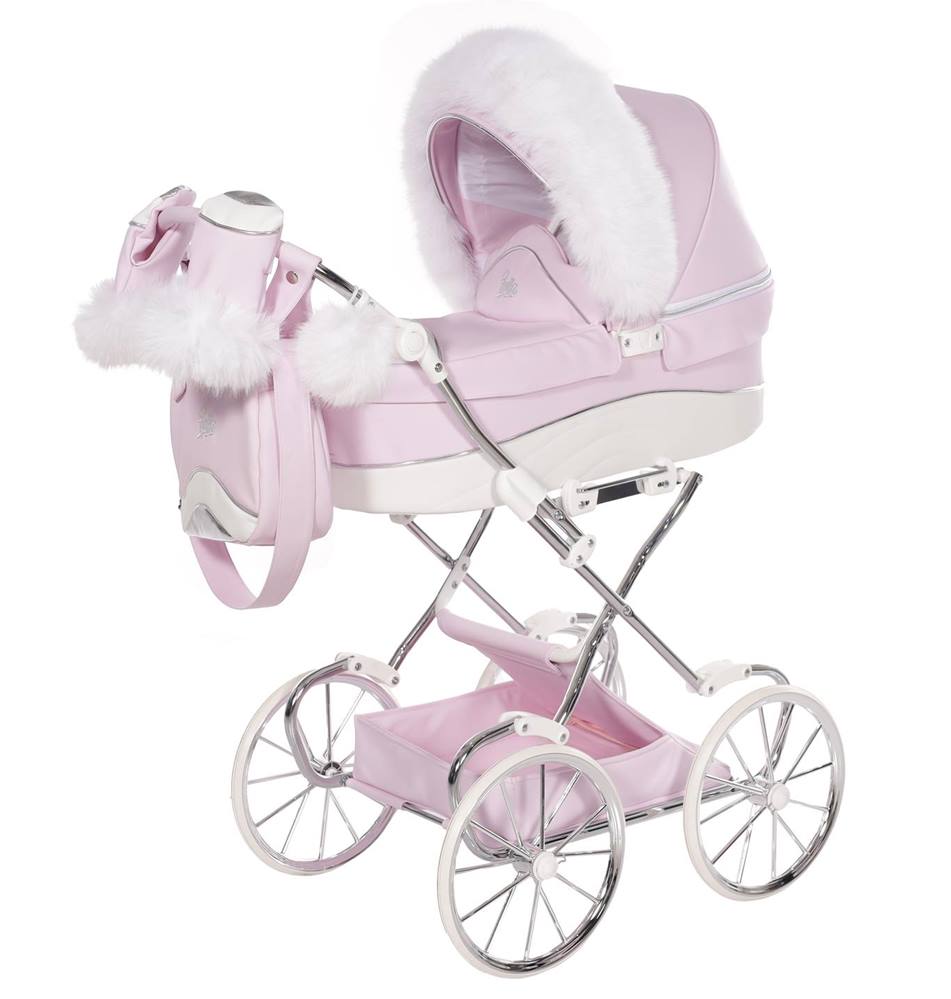 Futerko do wózka dla lalek – prezentacja wózka Lulla JUNAMA z zimowym akcesorium.