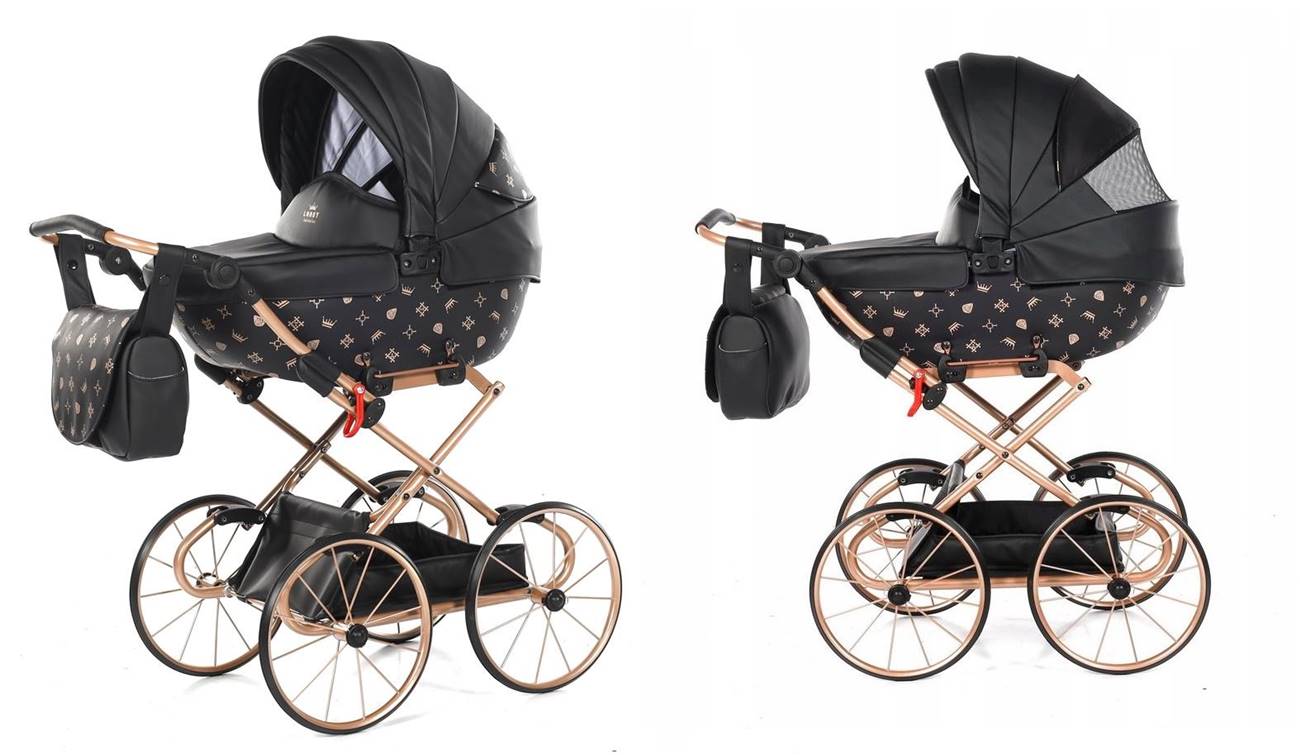 wysoki wózek dla lalek Imperial Mini Classic – realistyczny design, solidna konstrukcja, wspiera wyobraźnię i rozwój dziecka.