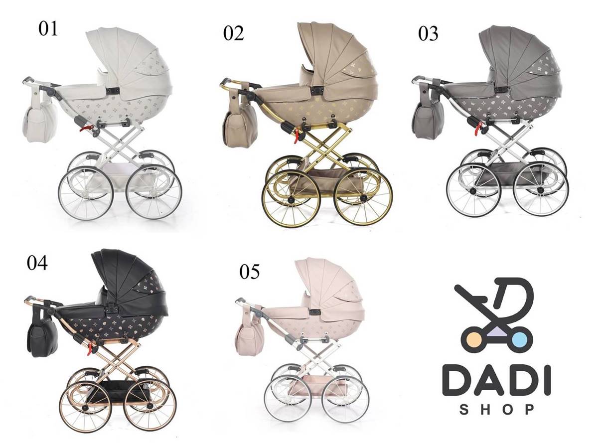 kolorystyka wózka dla lalek tako imperial mini classic - dostępny w sklepie dadi-shop