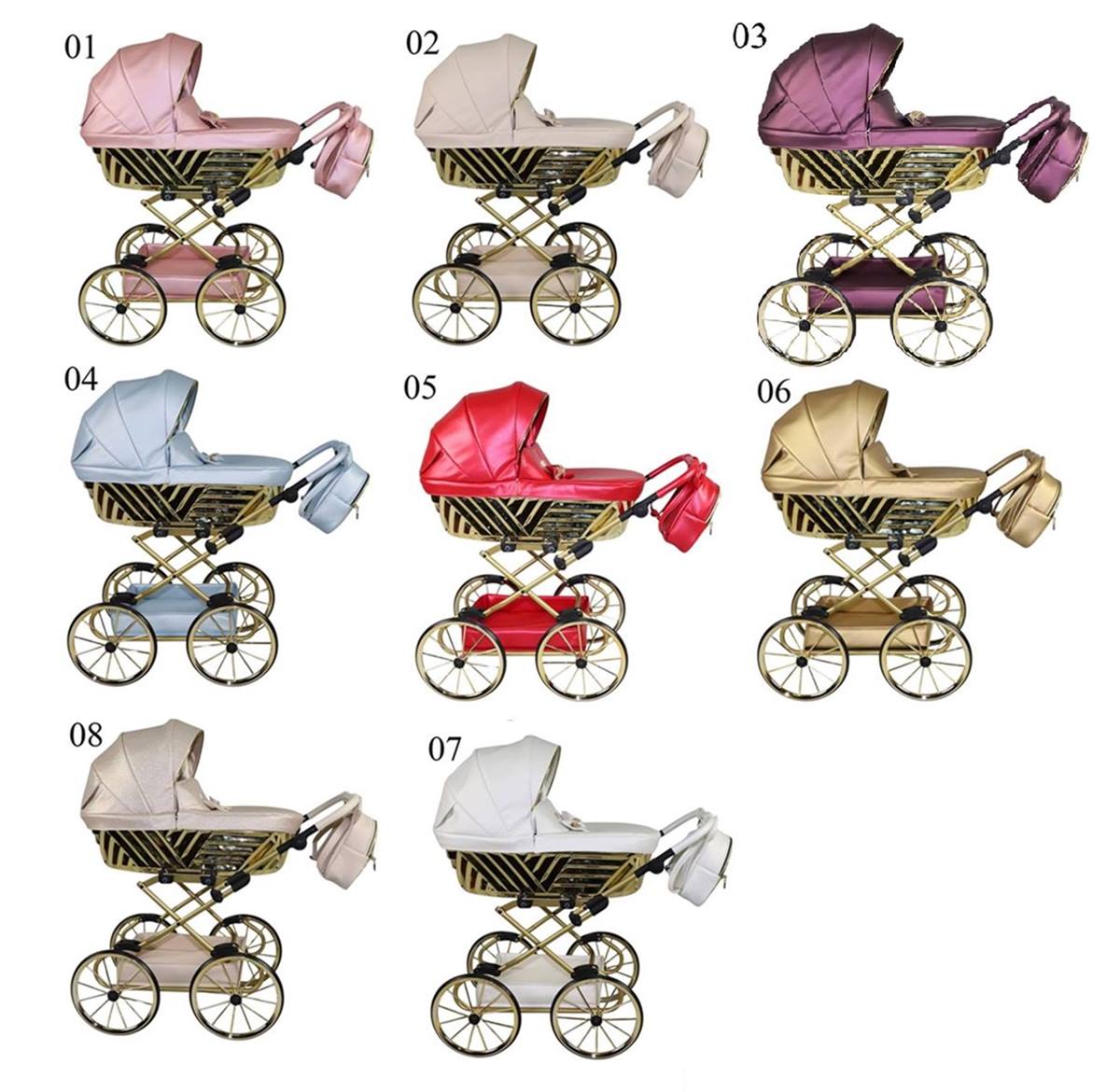 dostępne kolory wózka sojan royal w dadi-shop